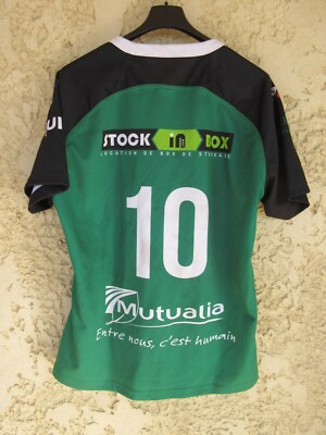 Maillot rugby Villeneuve Paréage VP XV porté #13 Le coq sportif Guintoli - L
