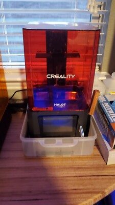 Used Creality Halot 1 resin 3d printer