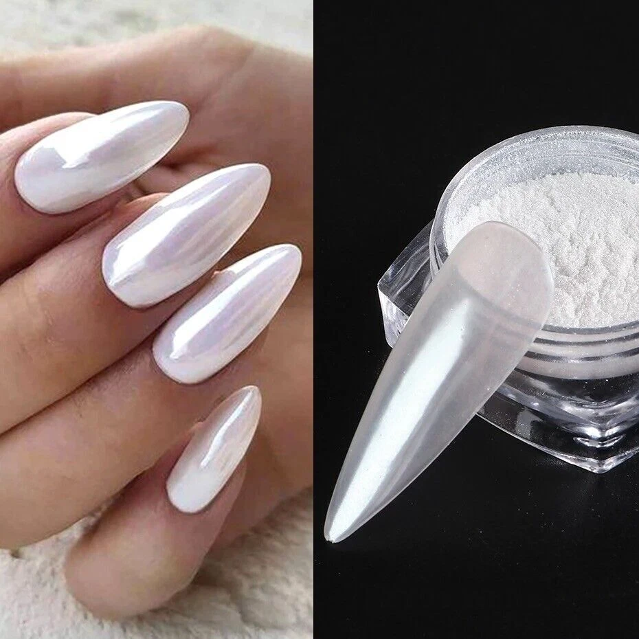 fyp #tiktok #nailtutorial #nails #milkywhitenails #milkywhitechromena... |  TikTok