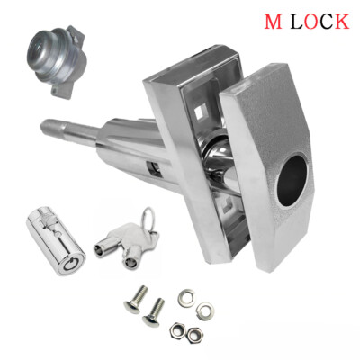 Lot of 2 T Handle Pop Lock +slam nut screws Size 1 whole set ready to use KA