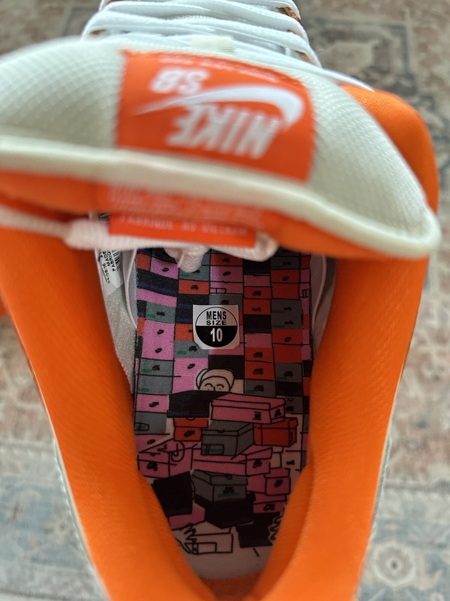 Size 10 - Nike Dunk SB Low Orange Box for sale online | eBay