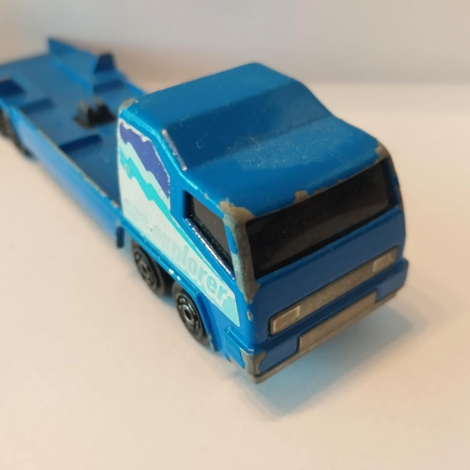 voiture vintage majorette CAMION transporteur 14 cm réf 329-370 sea exploreur - Photo 2/3