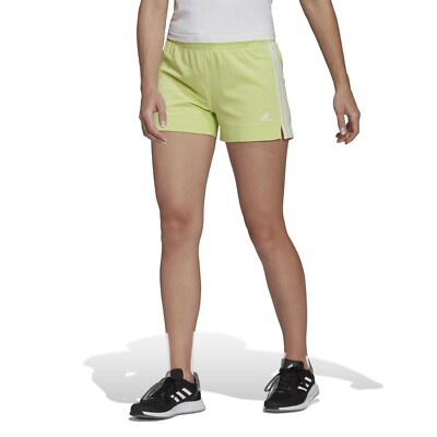 Damenshorts Adidas Essentials Slim Größe UK M hellgrün Farbe