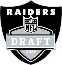 Raiders 2021 Draft Full Size Football Helmet Decals