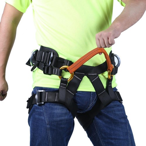 Safety Half Body Harness Sitting Bust Belt for Outdoor Rock Climbing Tree - Picture 2 of 3