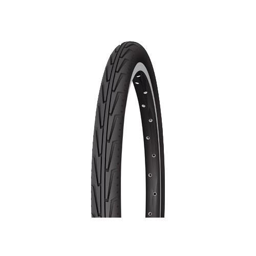 Pneu tradi 24x1 3/8 Michelin Diabolo noir et blanc 32-540 pour vélo de ville