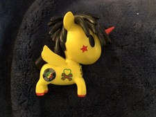 Tokidoki Unicorno Series 1 Ritmo Vinyl Figure Yellow Black Reggae Design