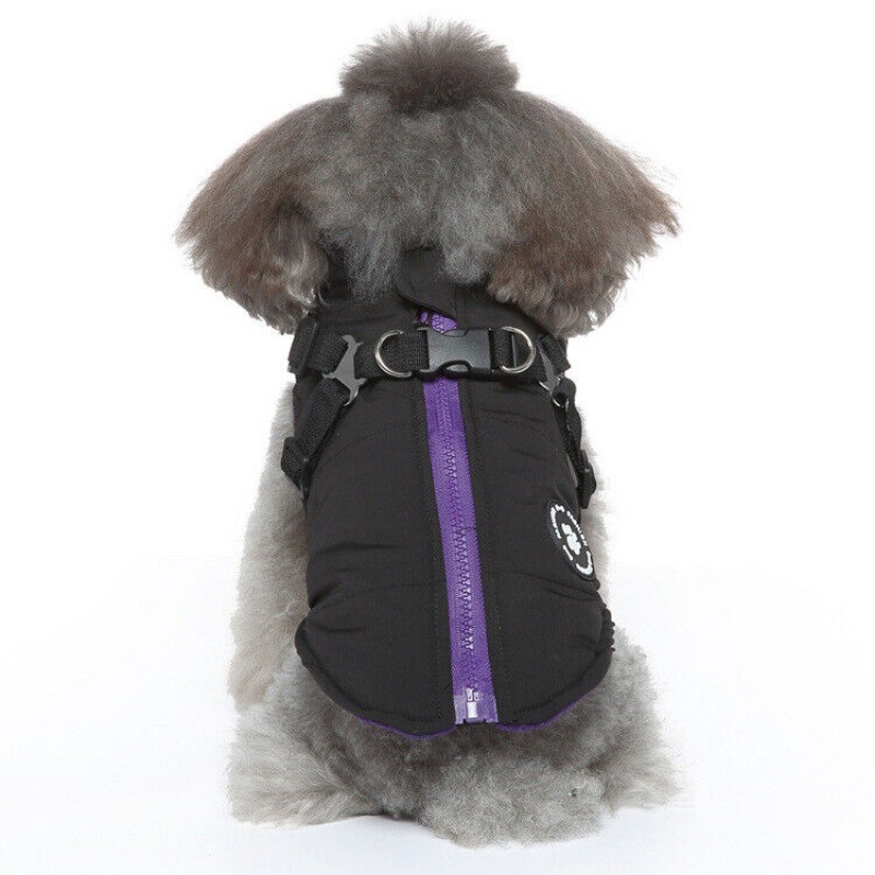 AU Autumn Winter Pet Vest Pet Puppy Dog Cat Warm Padded Coat Harness