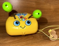 Vintage 1974 Fisher Price #628 Tug-A-Bug Pull Toy Kids Toy - Made in USA