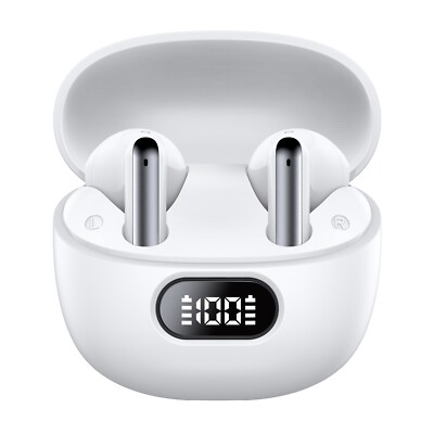 Bluetooth 5.3 Wireless Earbuds Headphones Headset HiFi Stereo For iOS Andorid US