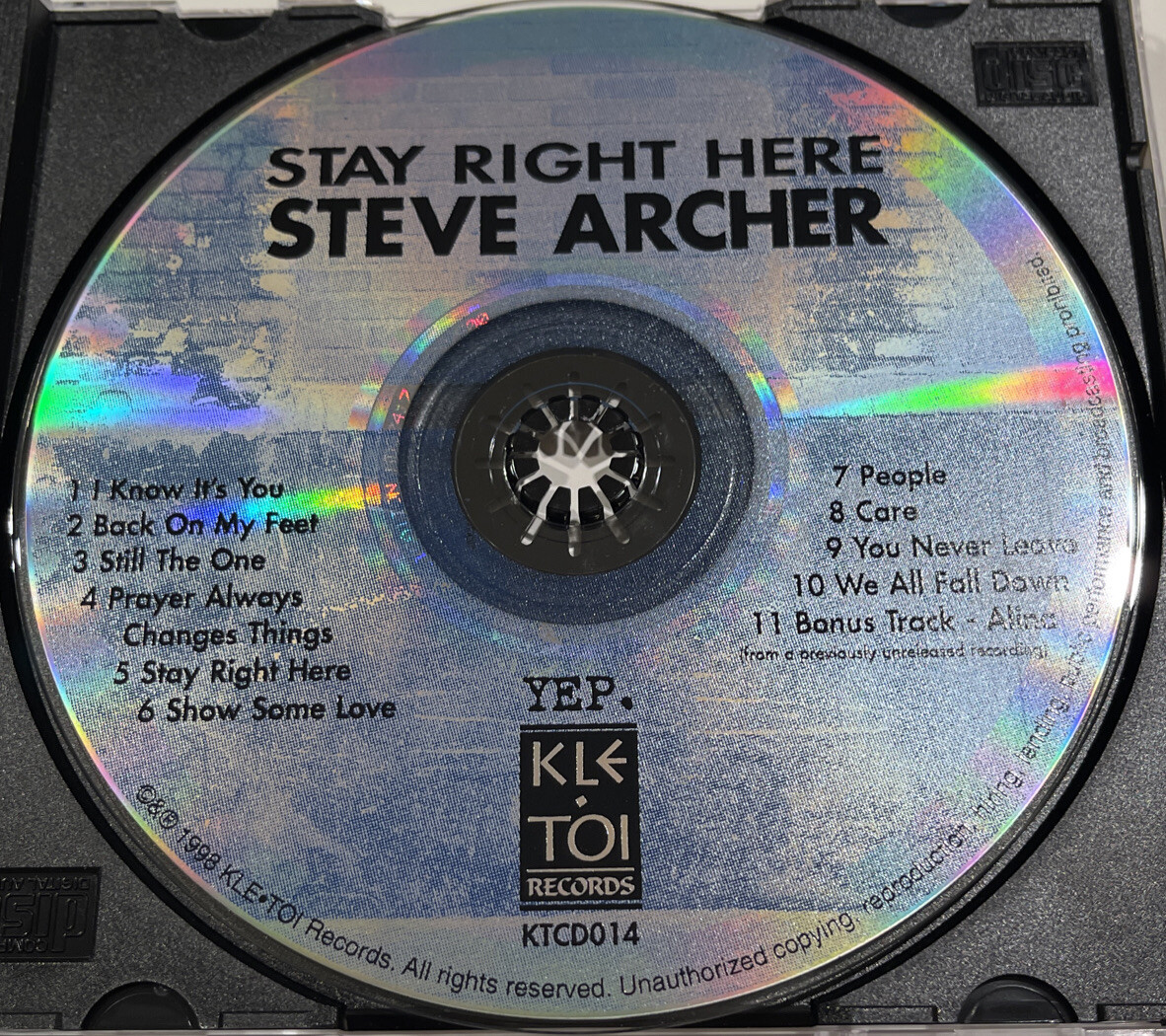 SEALED Steve Archer from The Archers OP “Stay Right Here” CD, NOT