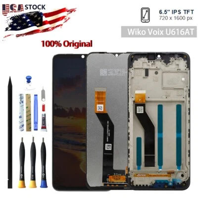 OEM LCD Display Touch Screen Digitizer Assembly Frame For Wiko Voix U616AT USA