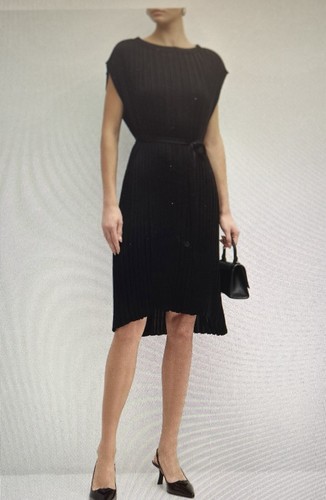 TSE Cashmere Ribbed Cap-Sleeve High-Low MIdi Dress Size Large NWT Retail $1,250 - 第 12/16 張圖片