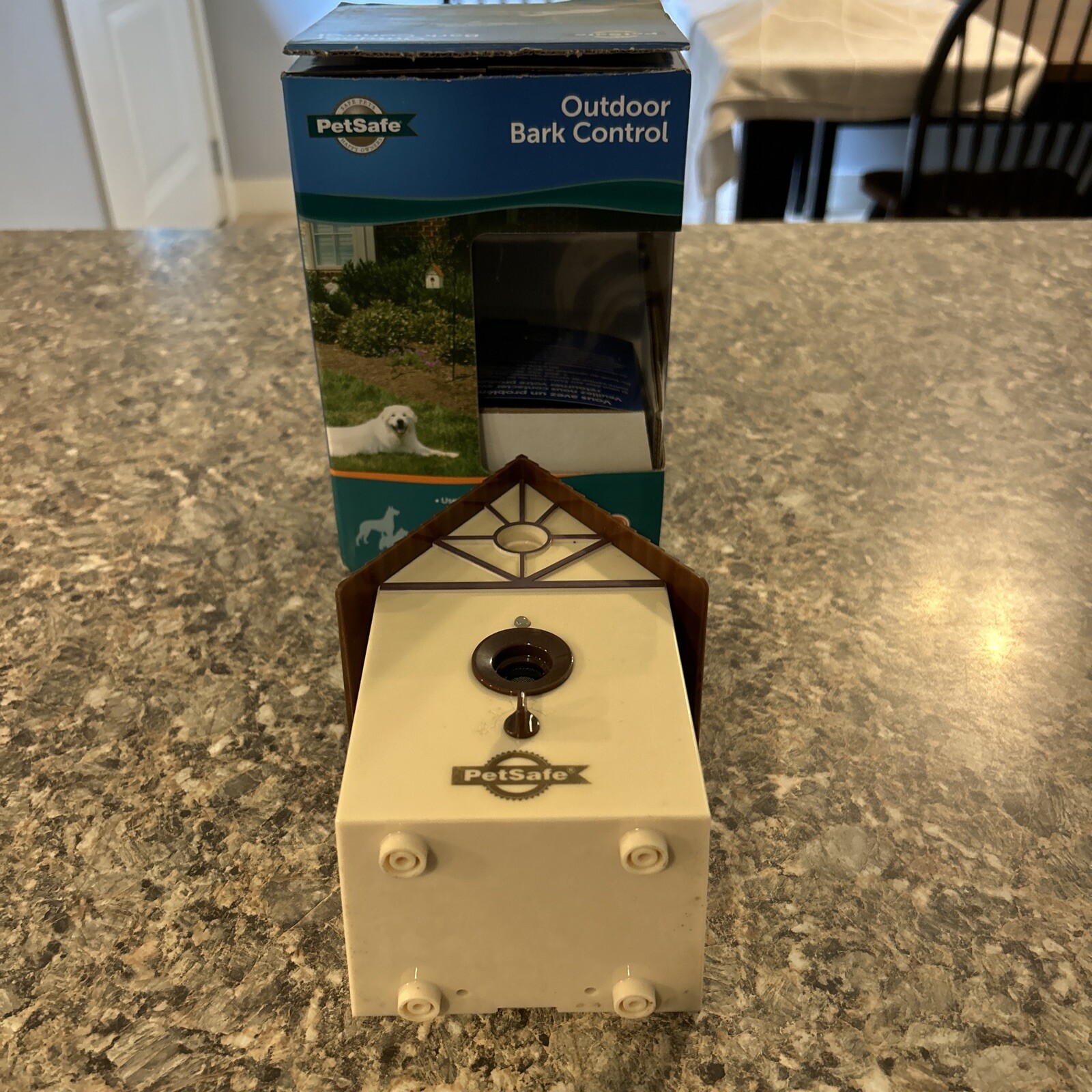 Used Petsafe Outdoor Ultrasonic Bark Control Birdhouse PBC0011216 eBay