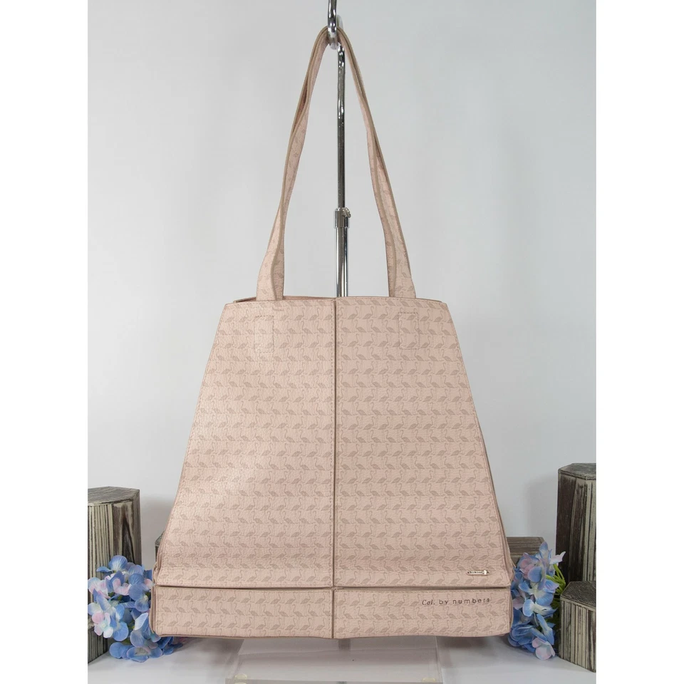 Bolso de Mano Ted Baker Yalta Bebé Rosa Flamenco Grande Geométrico Usado en Excelente Condición Foto 3 de 4