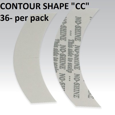 No Shine Lace Support Tape shape CC  36 pieces 1 pack Full head bond By Walker 