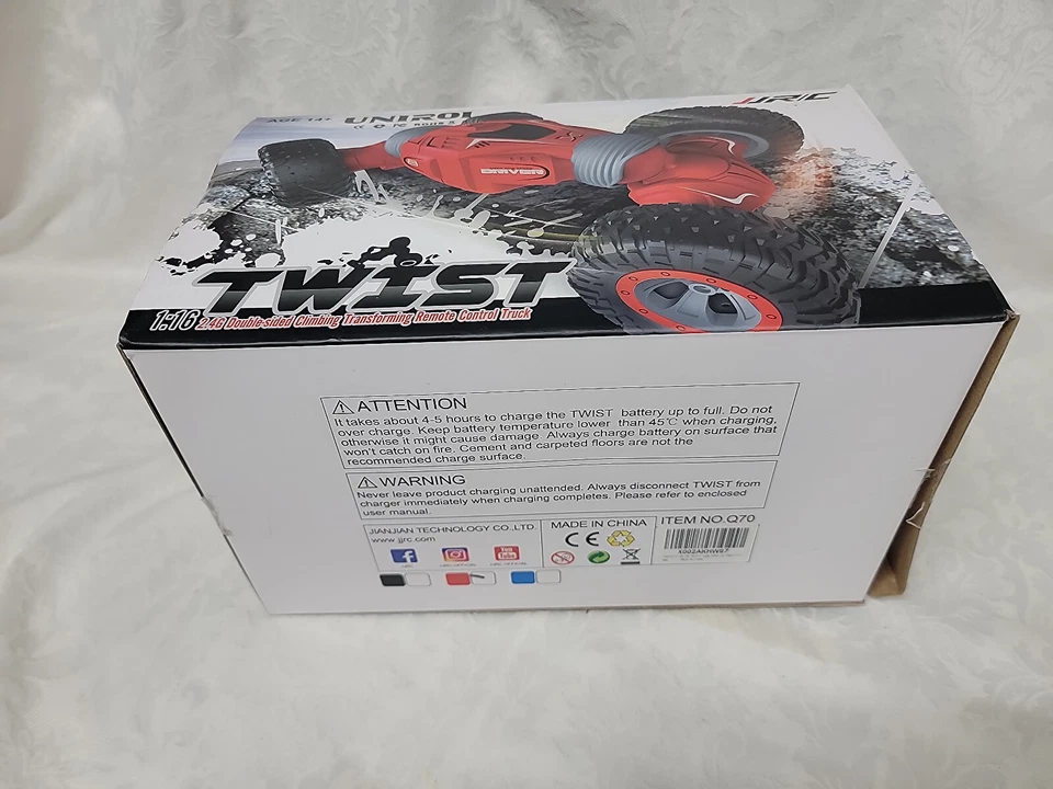 2.4 GHZ Remote Control Uniroi Twist 1:16 Double Sided Climbing Truck 4 Wheel - Image 4 of 4