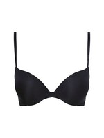 Calvin Klein Damen UnterwäSche Bh Demi Lift 75E Schwarz 000QF1738E001