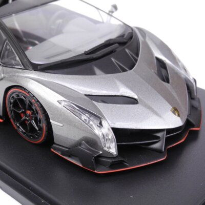 Kyosho 1/43 Nissan Lamborghini Veneno Roadster Gray Red Line
