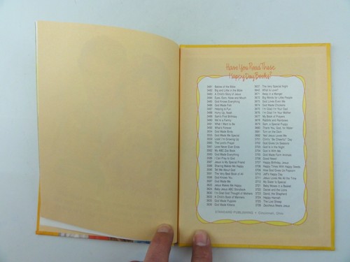 BIG and LITTLE in the Bible Vintage 1986 A Happy Day Book Tina Brewer Hardcover - Imagen 10 de 10