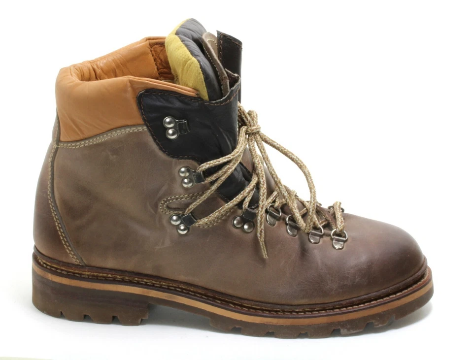 137 Schnürschuhe Wanderschuhe Leder High Ankle Boots Alpine Trapper Buffalo 41 - Bild 3 von 4