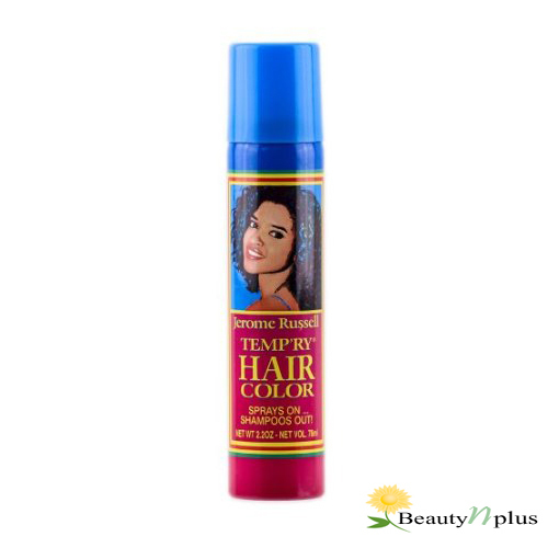 Jerome Russell Temporary Hair Color Spray (Choose from 19 colors) - Afbeelding 2 van 21