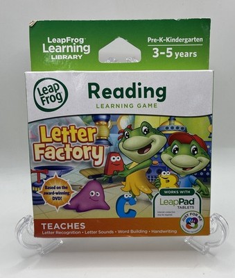 LeapFrog Letter Factory Reading Learning Game LeapPad Tablet Sealed New Pre-K
