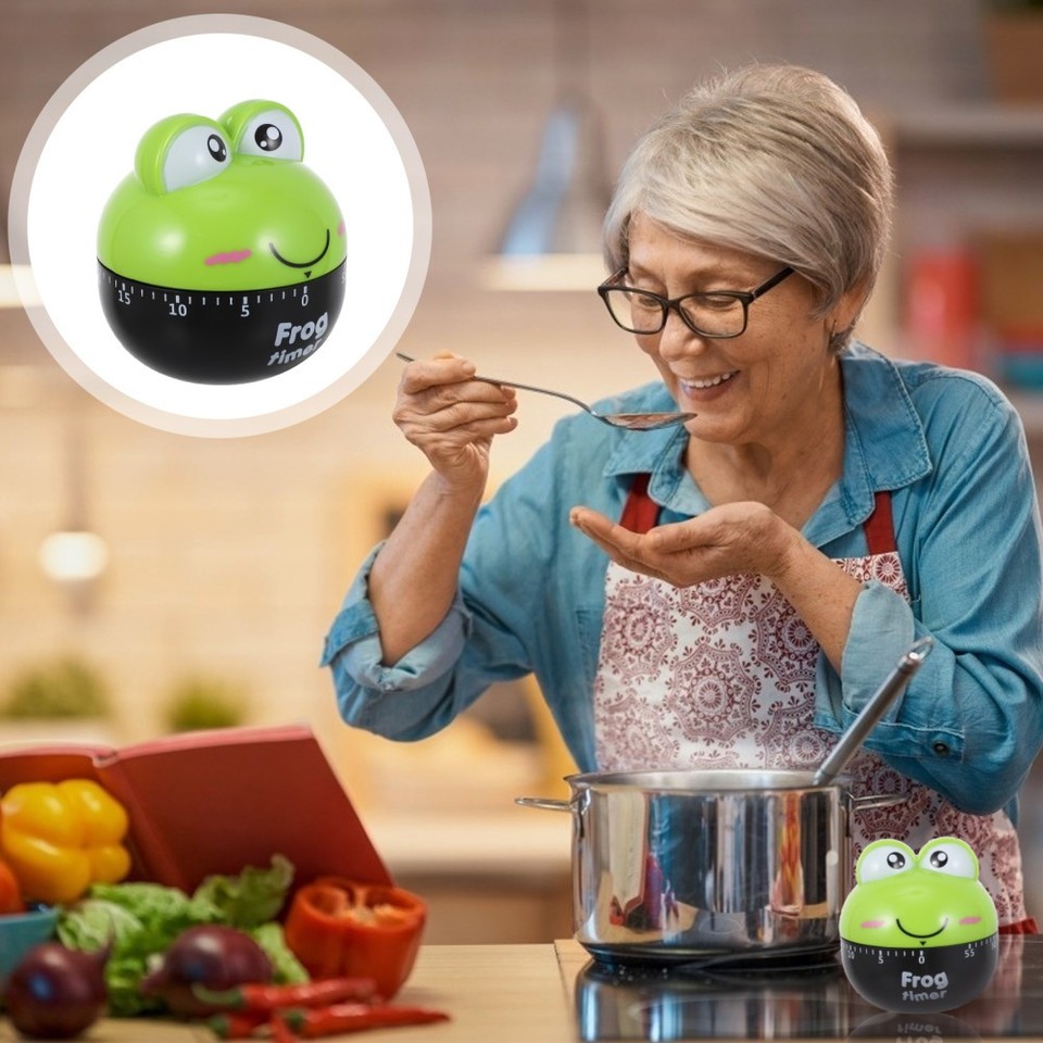 Kitchen Timer Manual Cooking Timer Cartoon Mechanical Timer Alarm Clock ...