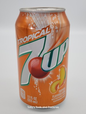 Full 2023 Tropical 7up 7-up Limited Edition 7up Can Exclusive Release 12oz Can