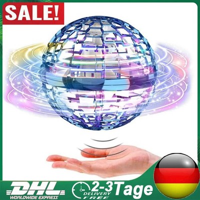 Spinner Neu Hover Ball Fliegender Ball LED Kinder Ball Flying Orb Spielzeug DE