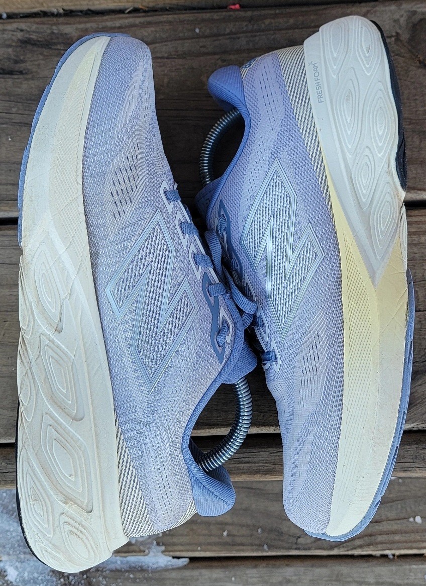New Balance Fresh Foam X 880v15 Shoes Womens 9.5 B Pearl Grey Calcium Dusk NICE thumbnail 5