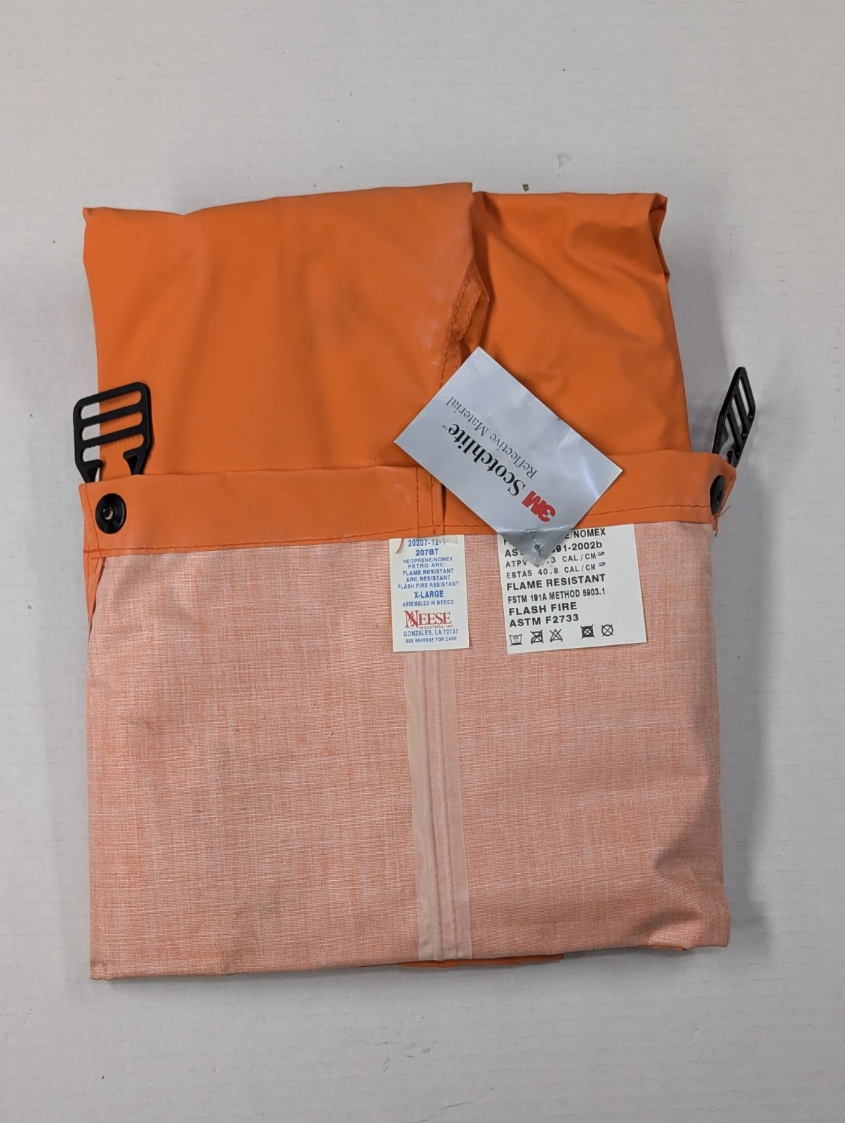 Neese Scotchlite Petro Arc Flame Resistant Bib (XL) - Model I-2002b (read desc) - product detail image 1
