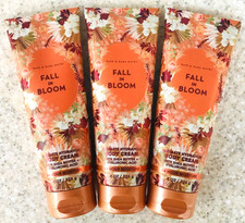 3 Bath  Body Works FALL IN BLOOM Body Cream 8oz LOT/SET of 3