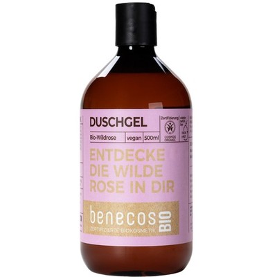 Benecos Duschgel Wildrose   500ml