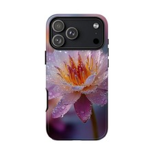 Phone Ink - iPhone/Galaxy/Pixel Case - Water Lily Flower Dew Drops