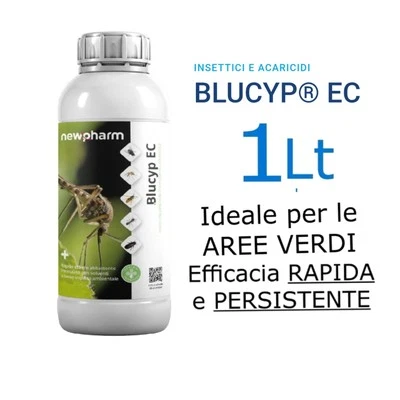 BLUCYP EC 1 LT insetticida piretroide ad emulsione concentrata Newpharm