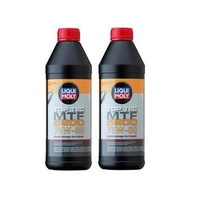 2x Liqui Moly Top Tec MTF 5200 Getriebeöl 75W-80 1 Liter - 20845