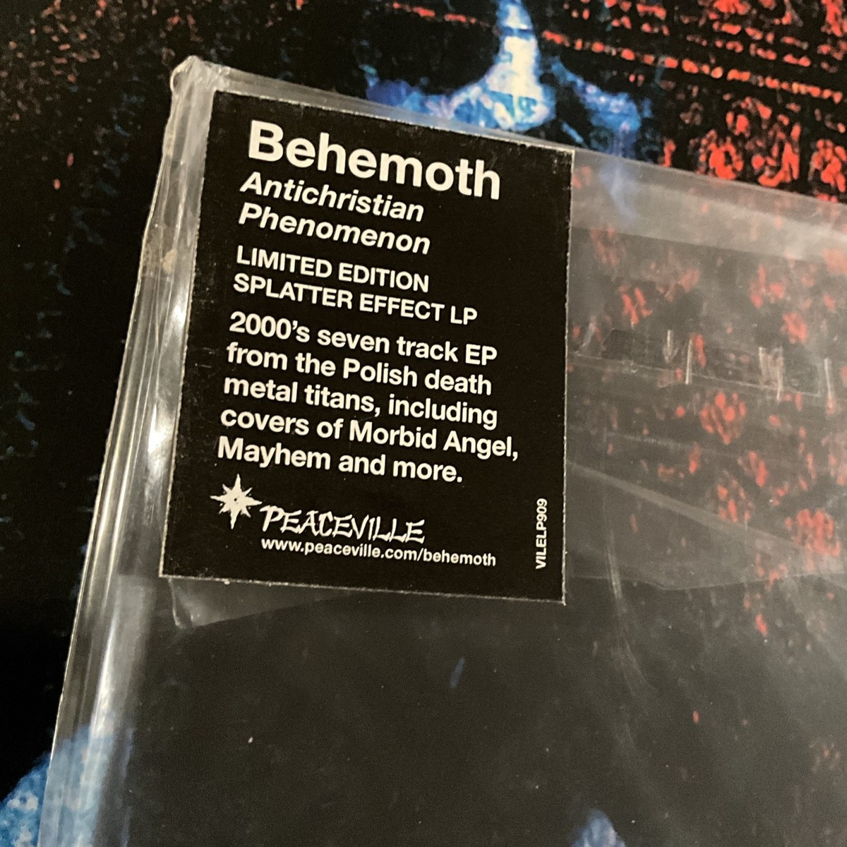 Behemoth - Antichristian Phenomenon LP 2022 Peaceville VILELP909 