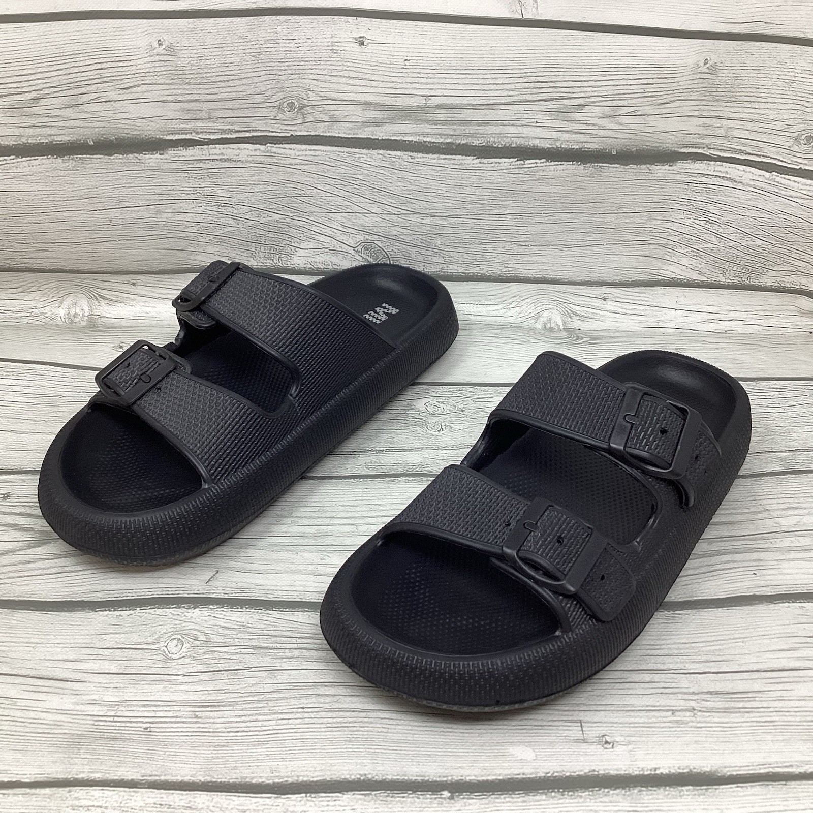 APL Sandali donna in gomma Mia Libbie con fibbie nere taglia 10