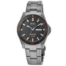 New Mido Ocean Star 200 Grey Dial Titanium Me...