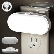 Doresshop Led Night Light, Plug into Wall, 2 Pack with Dusk to Dawn Sensor, 1W