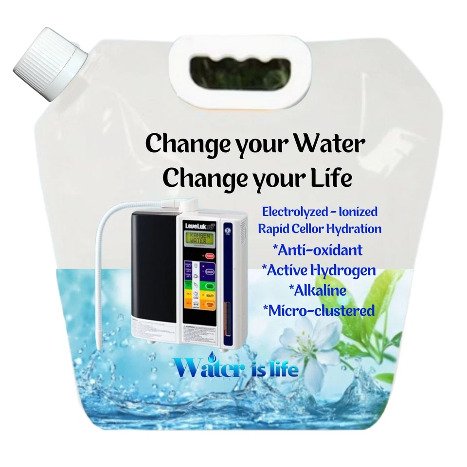 Enagic Kangen Water Bag 1 gallon 5pcs  EKS Kangen water BPA Free Bag - Image 3 of 4