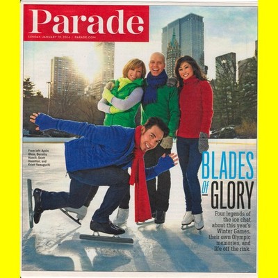 SKATING Apolo Ohno Dorothy Hamill Scott Hamilton Kristi Yamaguchi ParadeOLYMPICS