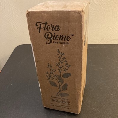 Flora Biome Live Probiotic, Prebiotic, & Postbiotic Organic Live-Culture 16fl oz
