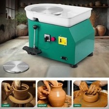 350W 25cm Electric Pottery Wheel Turntable Ceramic Forming Machine for Adults