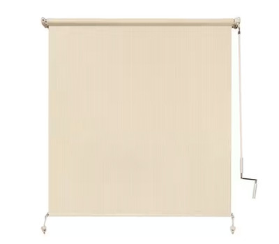 Outdoor Exterior Roller Shade Weather Resistant Blocks Heat Sun 48/72/96 in