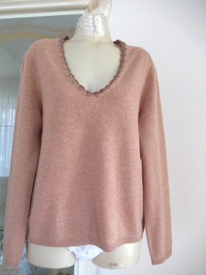 Traumhafter Pullover von M&M MAX&MOI PARIS gr.M/40-42 100%Kaschmir Marc Cain=NEU