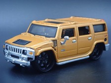 2003-2009 HUMMER H2 SUV W/ HITCH BURNT ORANGE 1:64 SCALE DIECAST MODEL CAR