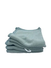 Set of five microfiber washcloths 11x11 inches