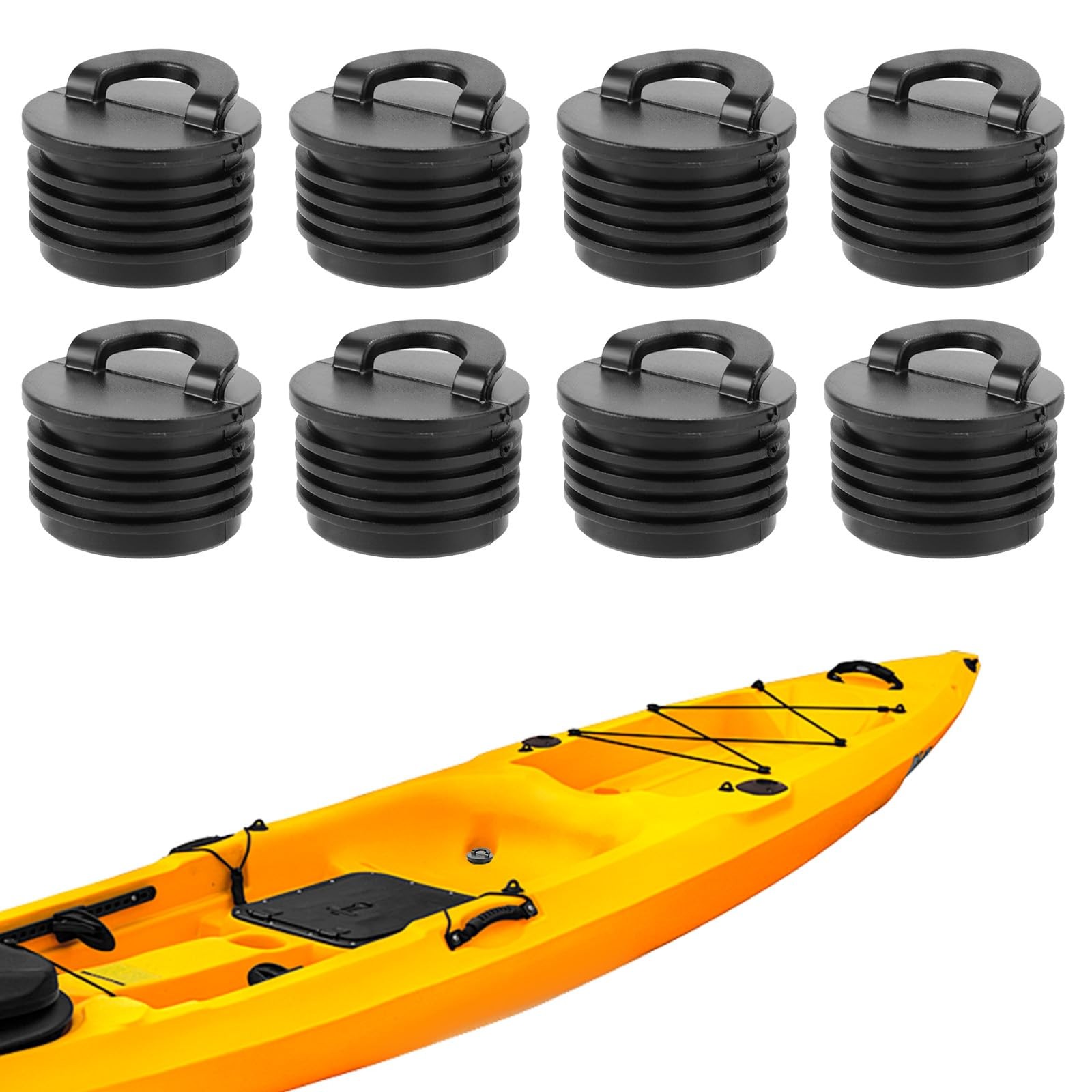 Scupper Plug Kit Universal Watertight Rubber Drain Livewell 